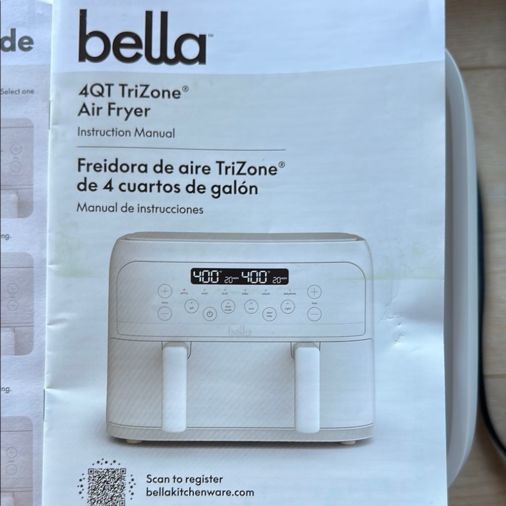 BRAND NEW Bella White Air Fryer